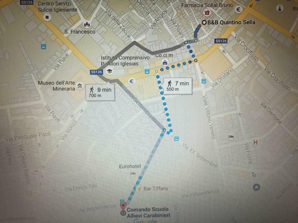 B&B Quintino Sella Iglesias Zewnętrze zdjęcie